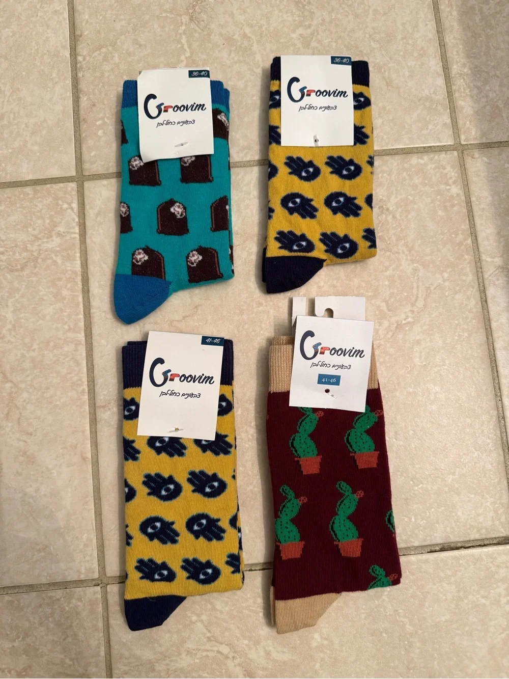 Groovim Novelty Crew Socks